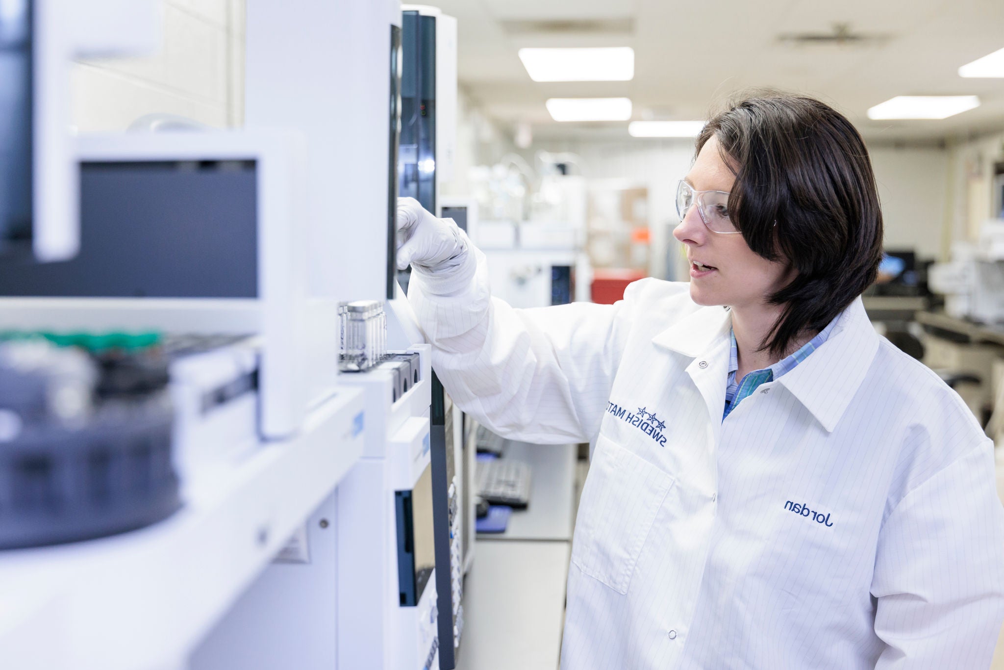 Scientist working
