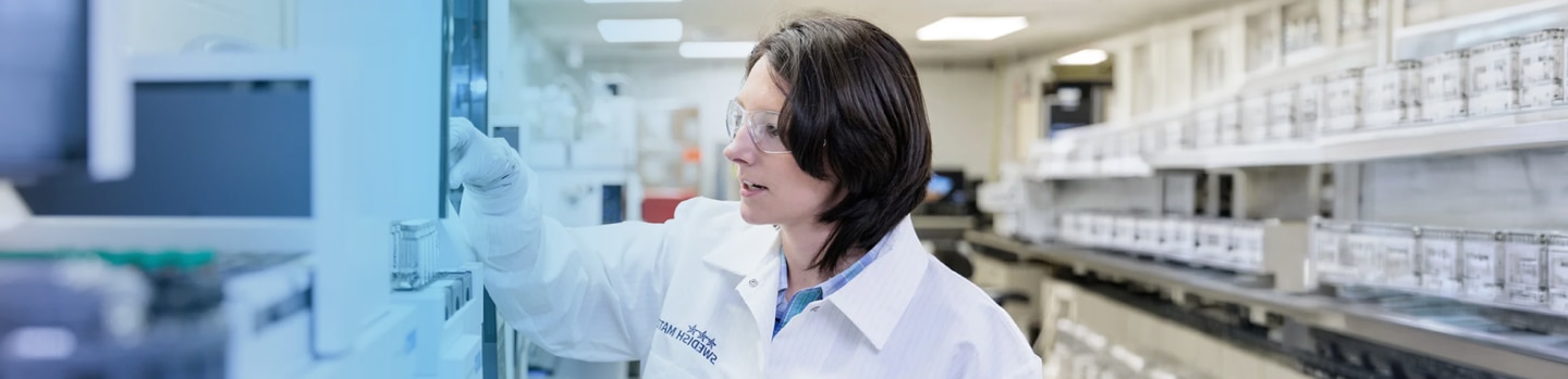 Scientist working